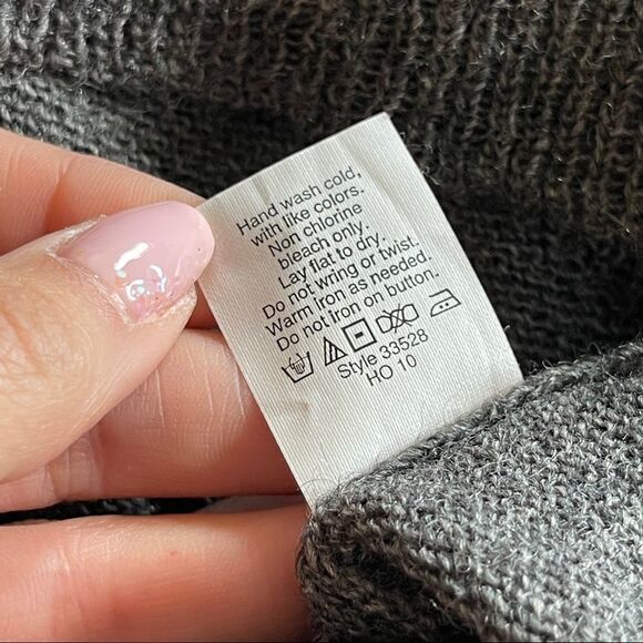 JCrew Women's L Alpaca & Wool Cardigan w/ Jewel Buttons - Picture 6 of 13